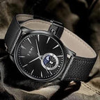 Montre TOMI Moonphase – Élégance & Sobriété