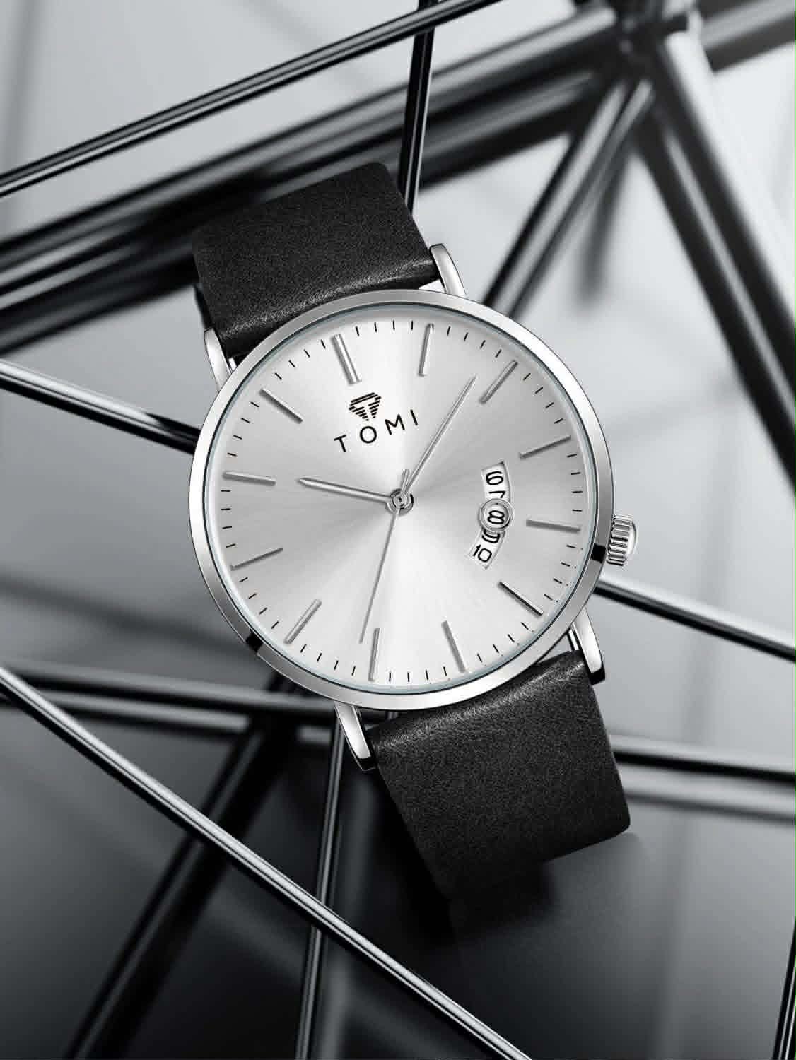 Montre TOMI Moonphase – Élégance & Sobriété