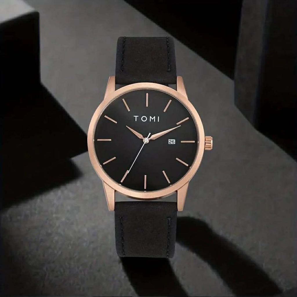 Montre TOMI Moonphase – Élégance & Sobriété