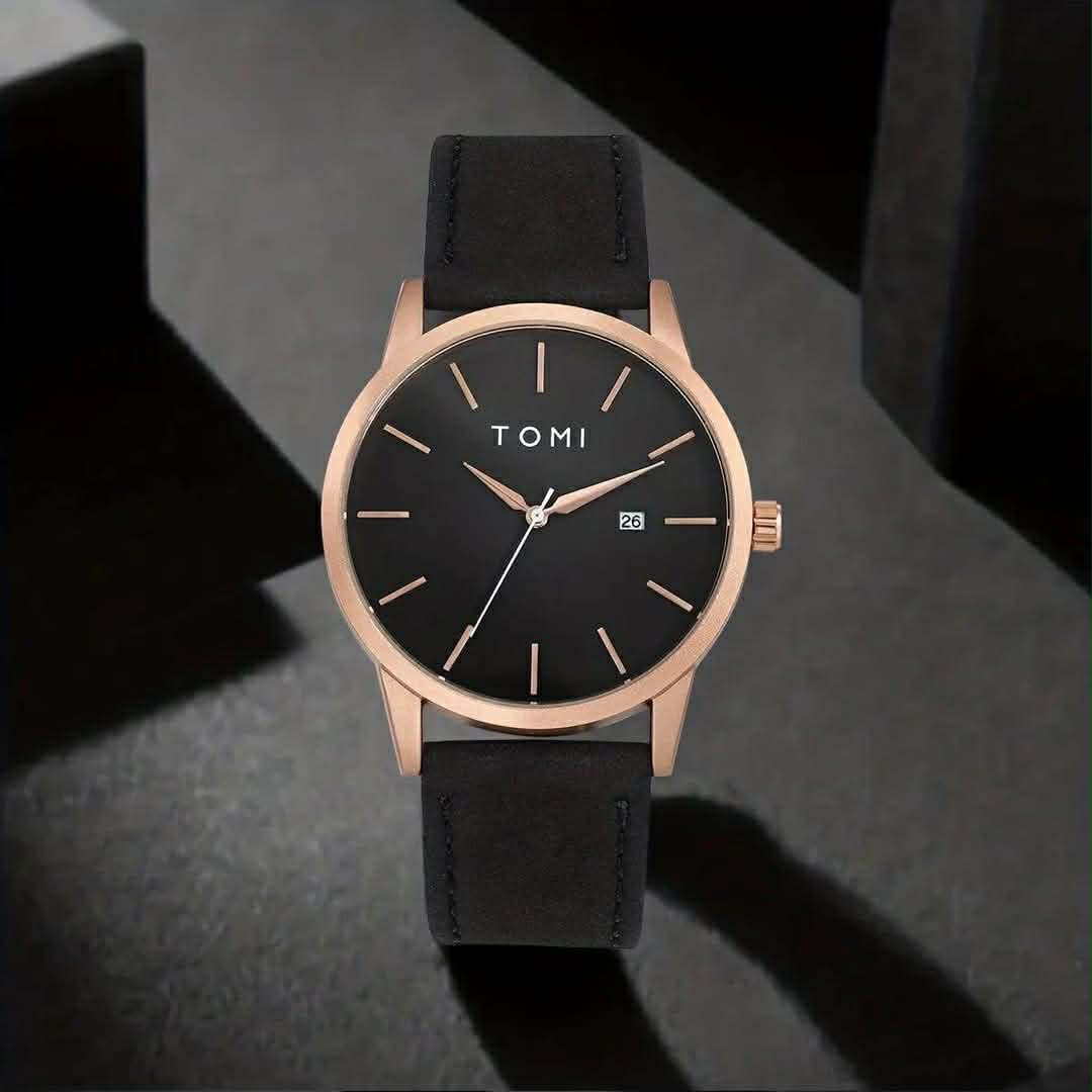 Montre TOMI Moonphase – Élégance & Sobriété
