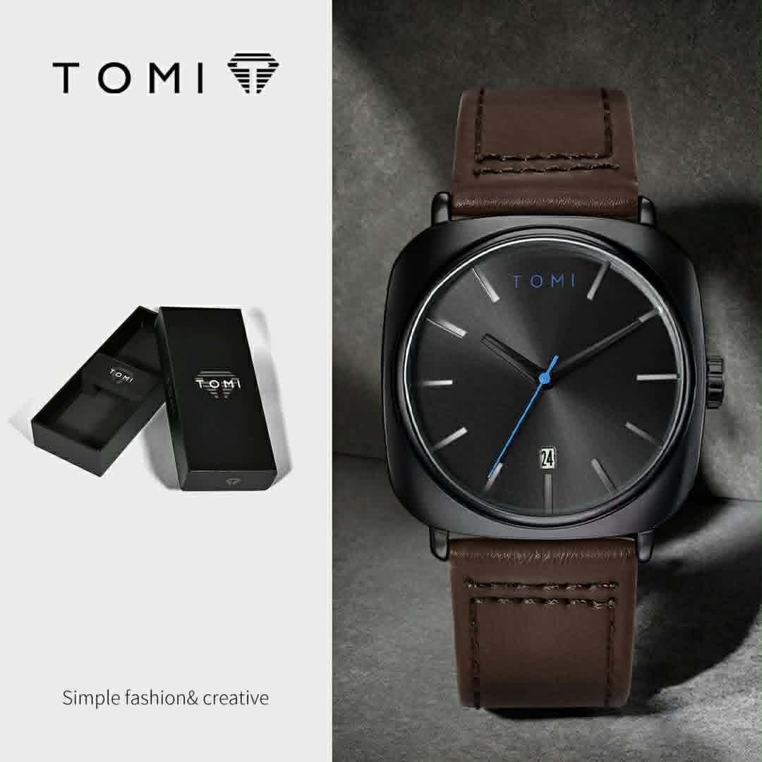 Montre TOMI Moonphase – Élégance & Sobriété