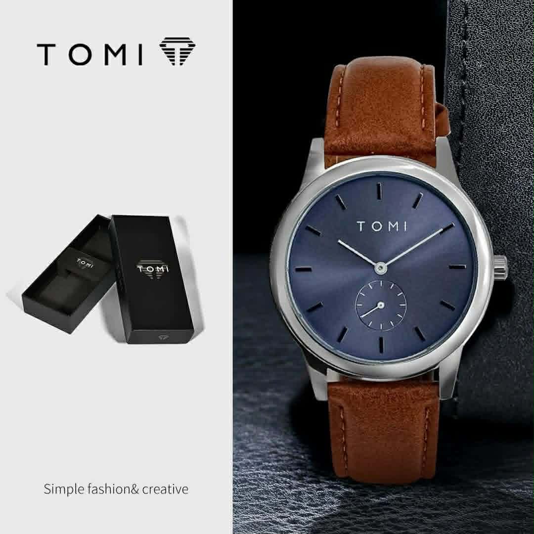 Montre TOMI Moonphase – Élégance & Sobriété