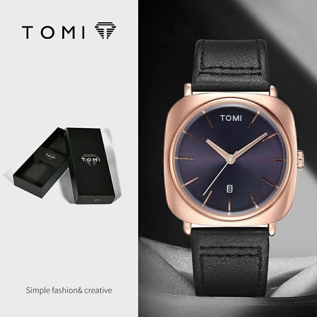 Montre TOMI Moonphase – Élégance & Sobriété
