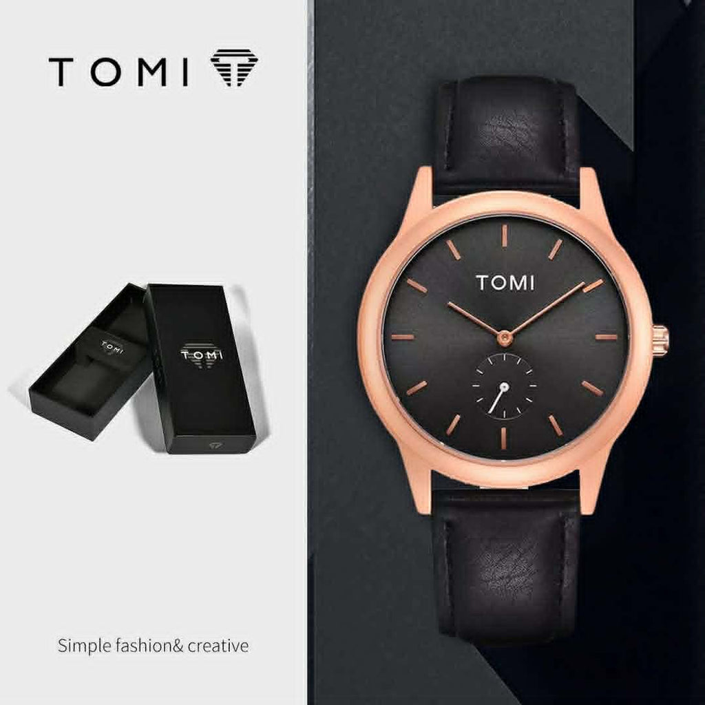 Montre TOMI Moonphase – Élégance & Sobriété