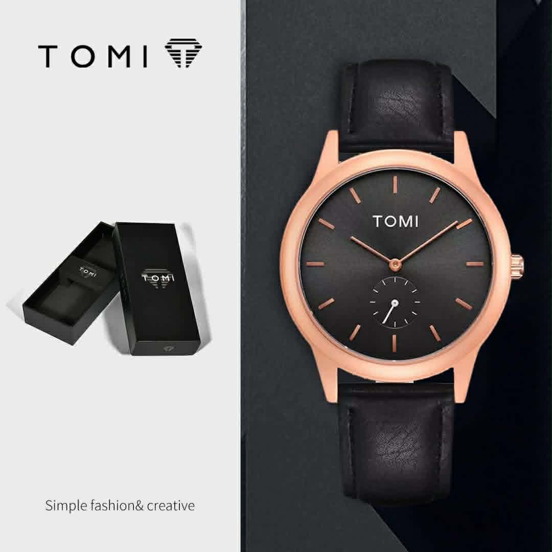 Montre TOMI Moonphase – Élégance & Sobriété