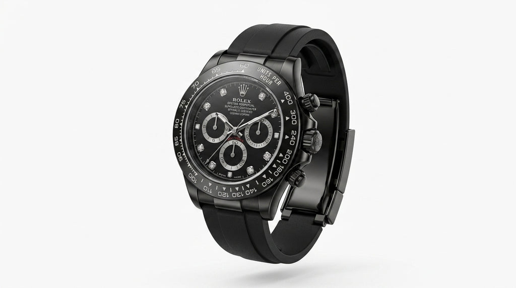 Montre Homme Style Daytona Black Edition – Chronographe Quartz