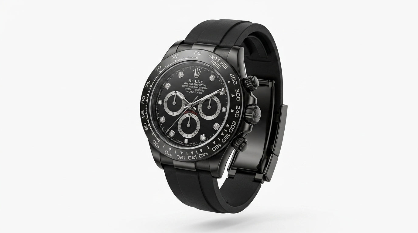 Montre Homme Style Daytona Black Edition – Chronographe Quartz