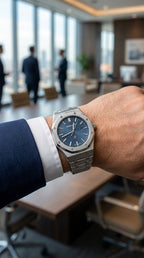Montre Homme Luxury Style – Bleu & Noir